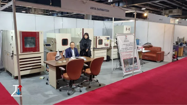 Aryasarmayesh at the 10th exhibition of laboratory equipment